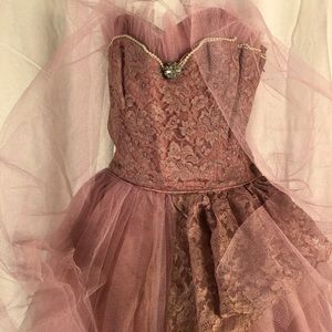 Lovely, “Be the belle of the ball…” 1940’s Pink Princess Dress.